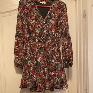 Size medium short multi colored dress.